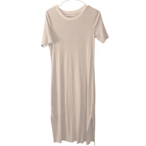 Striped Short Sleeve Dress